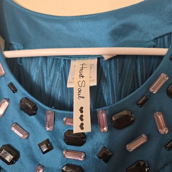 Heart Soul Teal Tank Top - Picture 2 of 2